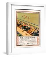 US Royal Cords, Magazine Advertisement, USA, 1924-null-Framed Giclee Print