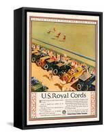 US Royal Cords, Magazine Advertisement, USA, 1924-null-Framed Stretched Canvas