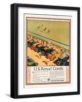 US Royal Cords, Magazine Advertisement, USA, 1924-null-Framed Giclee Print