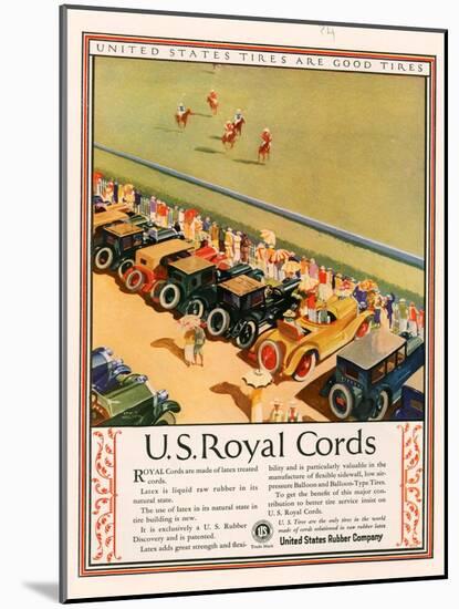 US Royal Cords, Magazine Advertisement, USA, 1924-null-Mounted Giclee Print