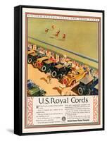 US Royal Cords, Magazine Advertisement, USA, 1924-null-Framed Stretched Canvas