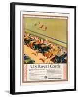 US Royal Cords, Magazine Advertisement, USA, 1924-null-Framed Giclee Print