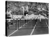 US Runner Fanny Blankers Koen Setting Olympic Record of 11.2 Seconds in 80 Meter Hurdles-Mark Kauffman-Stretched Canvas