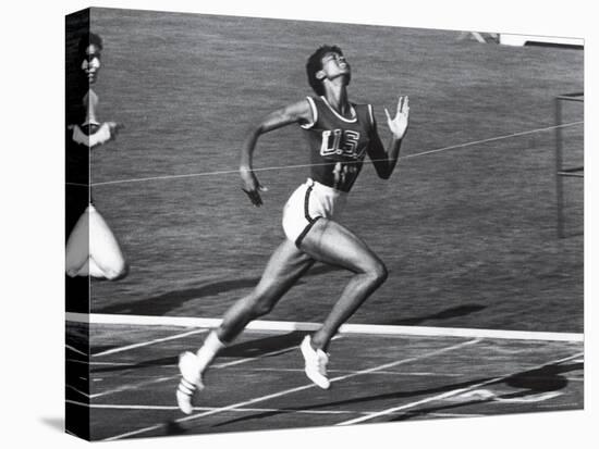 US Runner Wilma Rudolph at Olympics-Mark Kauffman-Stretched Canvas