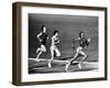 US Runner Wilma Rudolph Winning Women's 100 Meter Race at Olympics-Mark Kauffman-Framed Premium Photographic Print