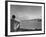 US Sailor Watching Navy Vessels on the Horizon-Carl Mydans-Framed Photographic Print