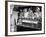 US Sailors Crowding around the Soda Fountain Aboard a Battleship-Carl Mydans-Framed Premium Photographic Print