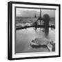 US Sailors Sleeping on Deck of Ship-Frank Scherschel-Framed Photographic Print