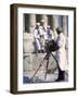 US Sailors Taking Photo at Greek Ruins-John Dominis-Framed Photographic Print