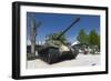 Us Sherman Tank, Airborne Museum, Sainte Mere Eglise, Normandy, France-Walter Bibikow-Framed Photographic Print