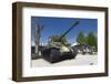 Us Sherman Tank, Airborne Museum, Sainte Mere Eglise, Normandy, France-Walter Bibikow-Framed Photographic Print