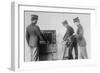 Us Signal Corps Works With Wireless In the Field-null-Framed Art Print