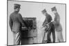 Us Signal Corps Works With Wireless In the Field-null-Mounted Art Print
