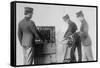 Us Signal Corps Works With Wireless In the Field-null-Framed Stretched Canvas