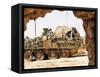 US Soldiers Conduct a Combat Patrol in Afghanistan-null-Framed Stretched Canvas