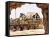 US Soldiers Conduct a Combat Patrol in Afghanistan-null-Framed Stretched Canvas