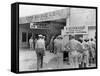 US Soldiers Exchanging Money at the US Mexican Border, Bridge to Mexico-Alfred Eisenstaedt-Framed Stretched Canvas