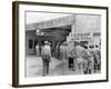 US Soldiers Exchanging Money at the US Mexican Border, Bridge to Mexico-Alfred Eisenstaedt-Framed Photographic Print