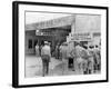 US Soldiers Exchanging Money at the US Mexican Border, Bridge to Mexico-Alfred Eisenstaedt-Framed Photographic Print