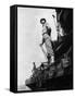 US Soldiers Standing Guard on a Troop Train-Myron Davis-Framed Stretched Canvas