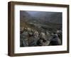 US Soldiers Take an Overwatch Position on a Mountain Top in the Pech Valley, Afghanistan-null-Framed Photographic Print