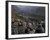 US Soldiers Take an Overwatch Position on a Mountain Top in the Pech Valley, Afghanistan-null-Framed Photographic Print