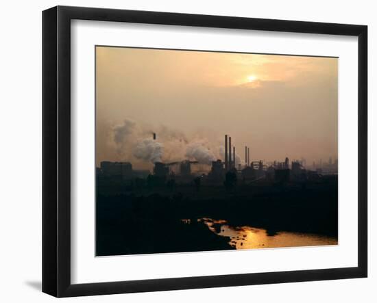 US Steel Plant-John Zimmerman-Framed Photographic Print