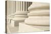 US Supreme Court Columns-Gary Blakeley-Stretched Canvas