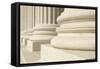 US Supreme Court Columns-Gary Blakeley-Framed Stretched Canvas
