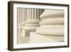 US Supreme Court Columns-Gary Blakeley-Framed Photographic Print