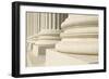 US Supreme Court Columns-Gary Blakeley-Framed Photographic Print