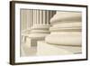 US Supreme Court Columns-Gary Blakeley-Framed Photographic Print