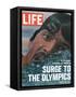 US Swimmer Mark Spitz Training for 1972 Munich Olympics, August 18, 1972-Co Rentmeester-Framed Stretched Canvas