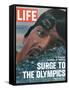 US Swimmer Mark Spitz Training for 1972 Munich Olympics, August 18, 1972-Co Rentmeester-Framed Stretched Canvas
