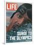 US Swimmer Mark Spitz Training for 1972 Munich Olympics, August 18, 1972-Co Rentmeester-Framed Photographic Print