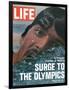 US Swimmer Mark Spitz Training for 1972 Munich Olympics, August 18, 1972-Co Rentmeester-Framed Photographic Print