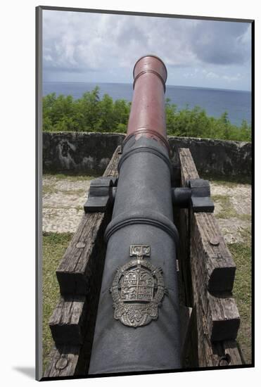 Us Territory of Guam, Umatac. Fort Soledad. Cannon and Philippine Sea-Cindy Miller Hopkins-Mounted Photographic Print