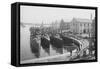 Us Torpedo Boats in the Wet Dock, Norfolk Navy Yard, Va.-null-Framed Stretched Canvas