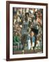 US Track Athlete Steve Prefontaine and Emiel Puttemans Running a Race at the Summer Olympics-null-Framed Premium Photographic Print