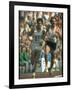 US Track Athlete Steve Prefontaine and Emiel Puttemans Running a Race at the Summer Olympics-null-Framed Premium Photographic Print