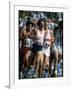 US Track Athlete Steve Prefontaine Running a Race at the Summer Olympics-null-Framed Premium Photographic Print