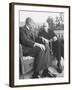 US Treasury Sec. Henry Morgenthau Jr. and British Economist John Maynard Keynes-Alfred Eisenstaedt-Framed Photographic Print