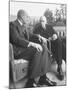 US Treasury Sec. Henry Morgenthau Jr. and British Economist John Maynard Keynes-Alfred Eisenstaedt-Mounted Photographic Print