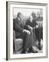 US Treasury Sec. Henry Morgenthau Jr. and British Economist John Maynard Keynes-Alfred Eisenstaedt-Framed Photographic Print