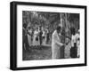 US Vice-President Richard M. Nixon Inspeacting the Firestone Rubber Plantation-null-Framed Photographic Print