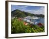 Us Virgin Islands, St, Thomas, Charlotte Amalie and Havensight Cruise Ship Dock, Caribbean-Gavin Hellier-Framed Photographic Print