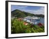 Us Virgin Islands, St, Thomas, Charlotte Amalie and Havensight Cruise Ship Dock, Caribbean-Gavin Hellier-Framed Photographic Print