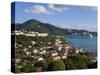 Us Virgin Islands, St, Thomas, Charlotte Amalie and Havensight Cruise Ship Dock, Caribbean-Gavin Hellier-Stretched Canvas