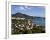 Us Virgin Islands, St, Thomas, Charlotte Amalie and Havensight Cruise Ship Dock, Caribbean-Gavin Hellier-Framed Photographic Print