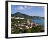 Us Virgin Islands, St, Thomas, Charlotte Amalie and Havensight Cruise Ship Dock, Caribbean-Gavin Hellier-Framed Photographic Print